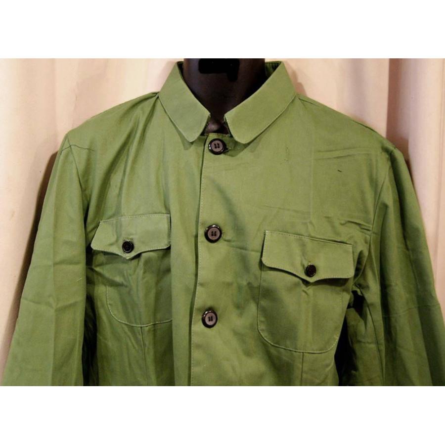 コットン製中国人民服(中山服)上衣・カーキ色 : お土産ショップMORIYA