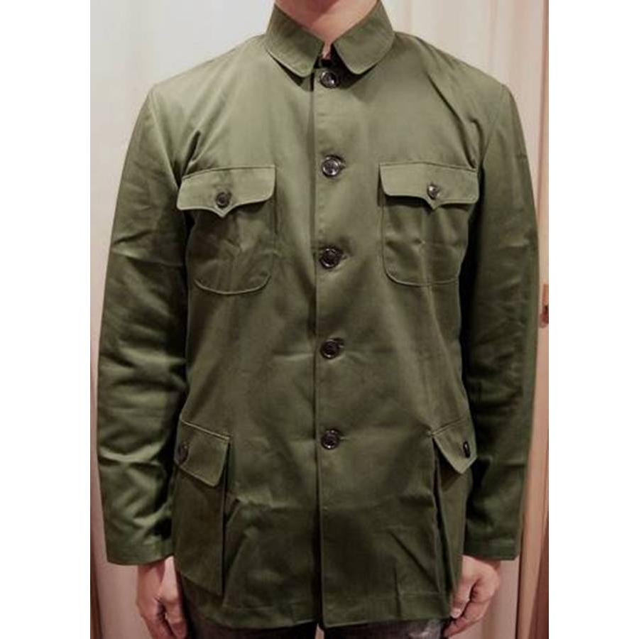 コットン製中国人民服(中山服)上衣・カーキ色 : お土産ショップMORIYA