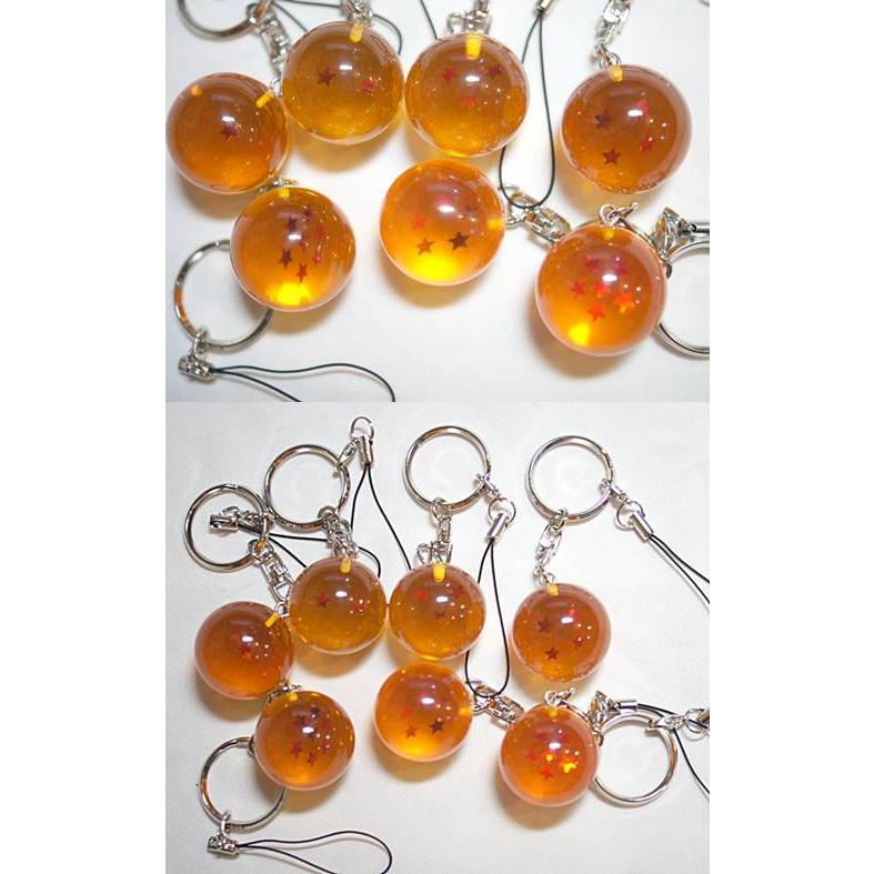 小龍珠 ドラゴンボール 携帯ストラップ ＆ キーホルダー 1星球〜7星球