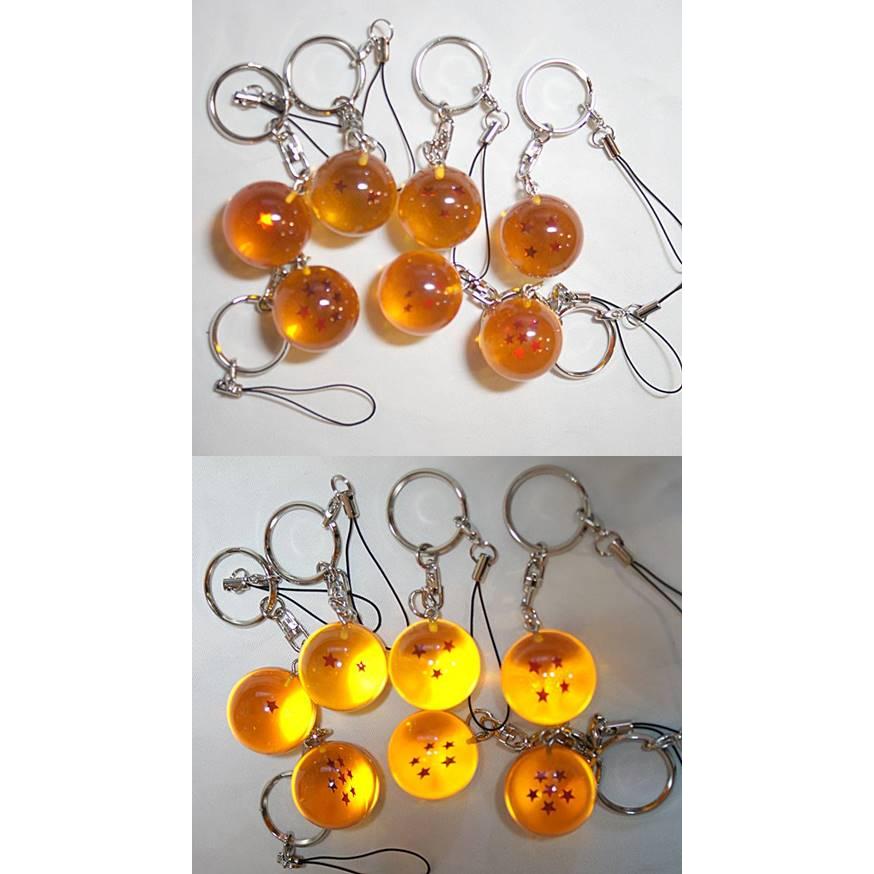 小龍珠 ドラゴンボール 携帯ストラップ ＆ キーホルダー 1星球〜7星球