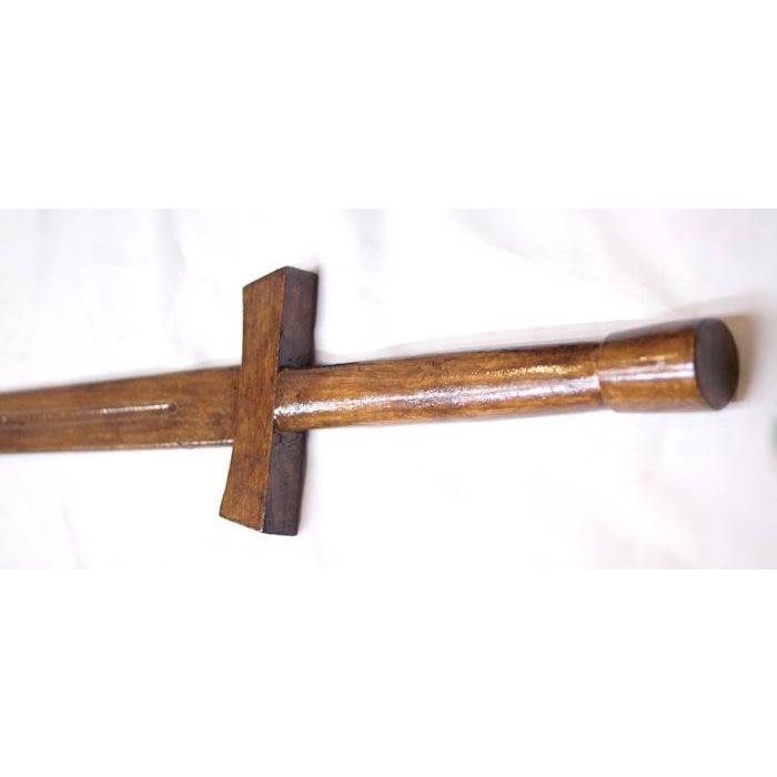 マスターカット トレーニング 十字木剣 焦げ茶塗装 西洋剣 剣 刀剣