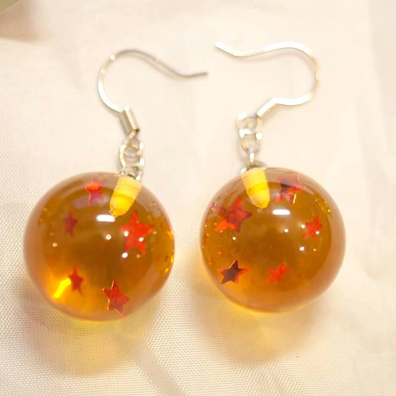 小龍珠 ドラゴンボール 1星球〜7星球 径20mm ピアス （2個1セット