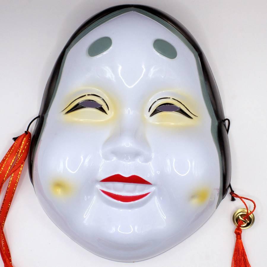 おかめ おたふく お多福 お面 : お土産ショップMORIYA - 通販 - Yahoo!ショッピング
