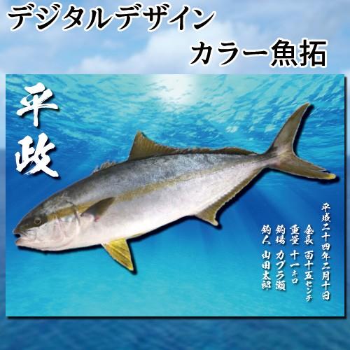 デジタル デザイン カラー 魚拓 キャッチ リリースの魚でも写真データがあればok ステッカーも制作可能です オリジナルグッズ 釣り Digital Fishery 2 森山印刷所 通販 Yahoo ショッピング