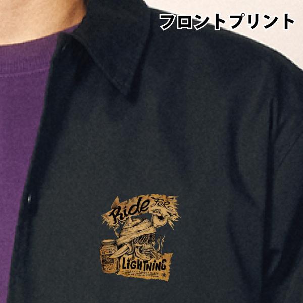 Ride For Ligh TNING コーチジャケット バイカー バイク チョッパー