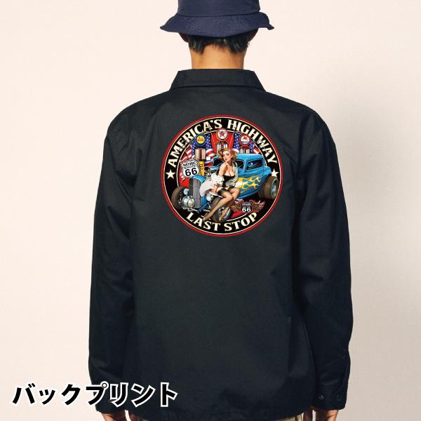 ピンナップガール Hot rod LASTSTOP コーチジャケット ホット