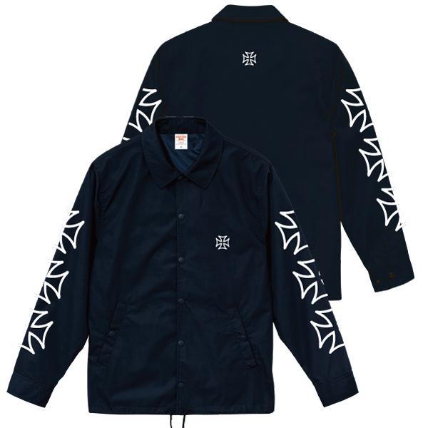 アイアンクロス コーチジャケット バイカー アメ車 アメカジ 秋物 冬物