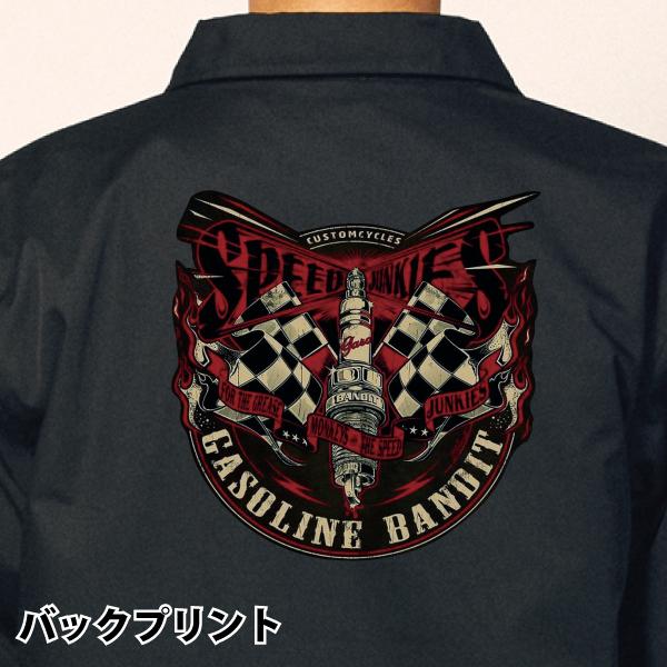 スピードジャンキー コーチジャケット Speed Junkie バイカー アメ車