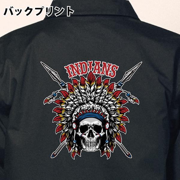 INDIANS コーチジャケット インディアン スカル バイカー バイク
