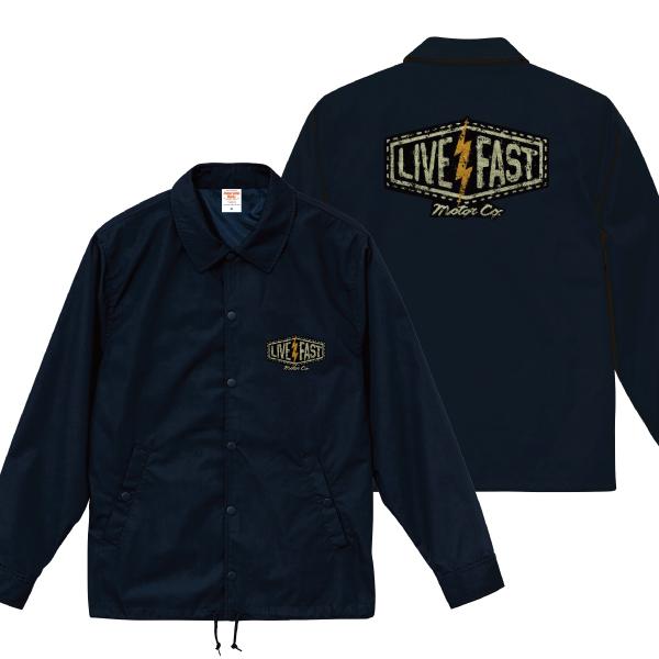 LIVE FAST コーチジャケット バイカー バイク チョッパー アメ車
