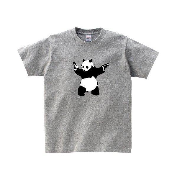 Banksy バンクシー DESTROY RACISM PANDA パンダ Tシャツ レディース