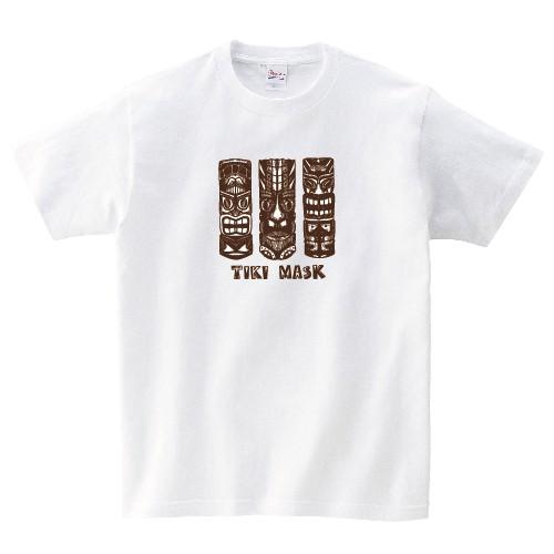 ハワイ ティキ TIKI MASK HAWAII オリジナルTシャツ おもしろ パロディ