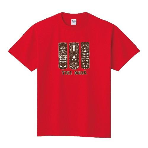 ハワイ ティキ TIKI MASK HAWAII オリジナルTシャツ おもしろ パロディ