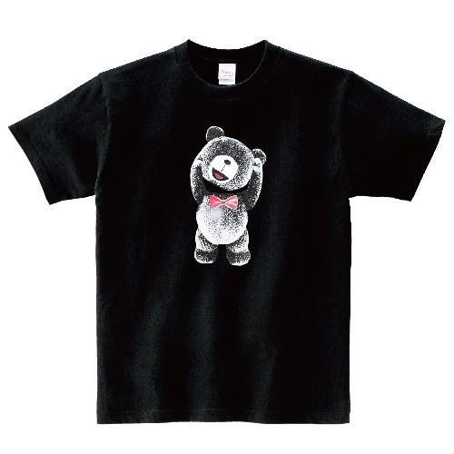 リボン クマ 熊 オリジナルTシャツ おもしろ パロディ Tシャツ 150 160