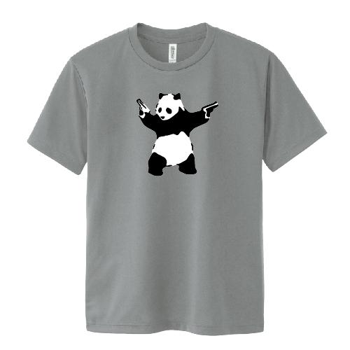 ドライ 速乾 Banksy バンクシー DESTROY RACISM PANDA パンダ オリジナル Tシャツ SS S M L LL 3L 4L 5L セットアップ ハーフパンツ メンズ 夏｜moriyama-print｜04