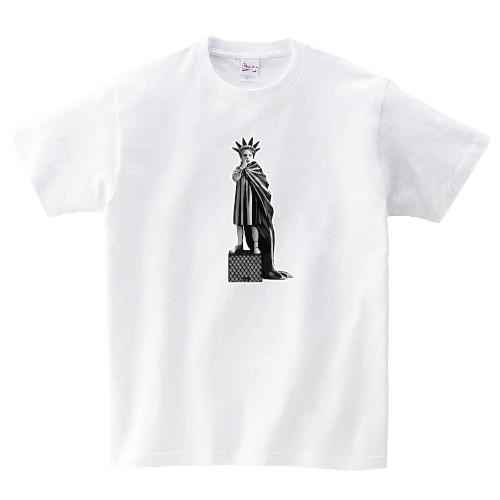 リバティガール バンクシー Tシャツ Liberty Girl BANKSY おもしろ