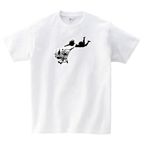 Shop Till You Drop バンクシー Tシャツ BANKSY おもしろ パロディ 150