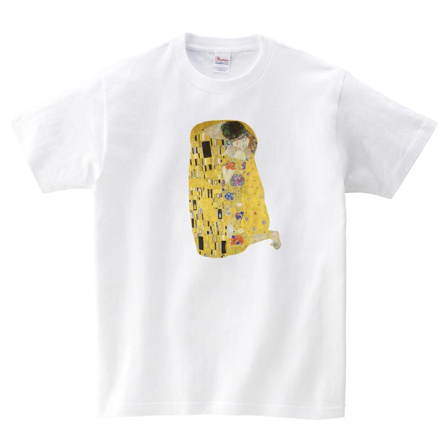 クリムト接吻 名画 オリジナルTシャツ カジュアル グスタフ・クリムト