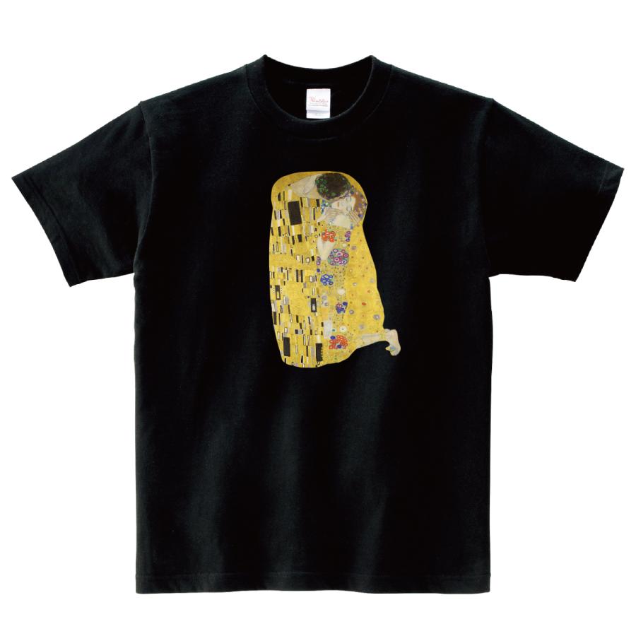クリムト接吻 名画 オリジナルTシャツ カジュアル グスタフ・クリムト