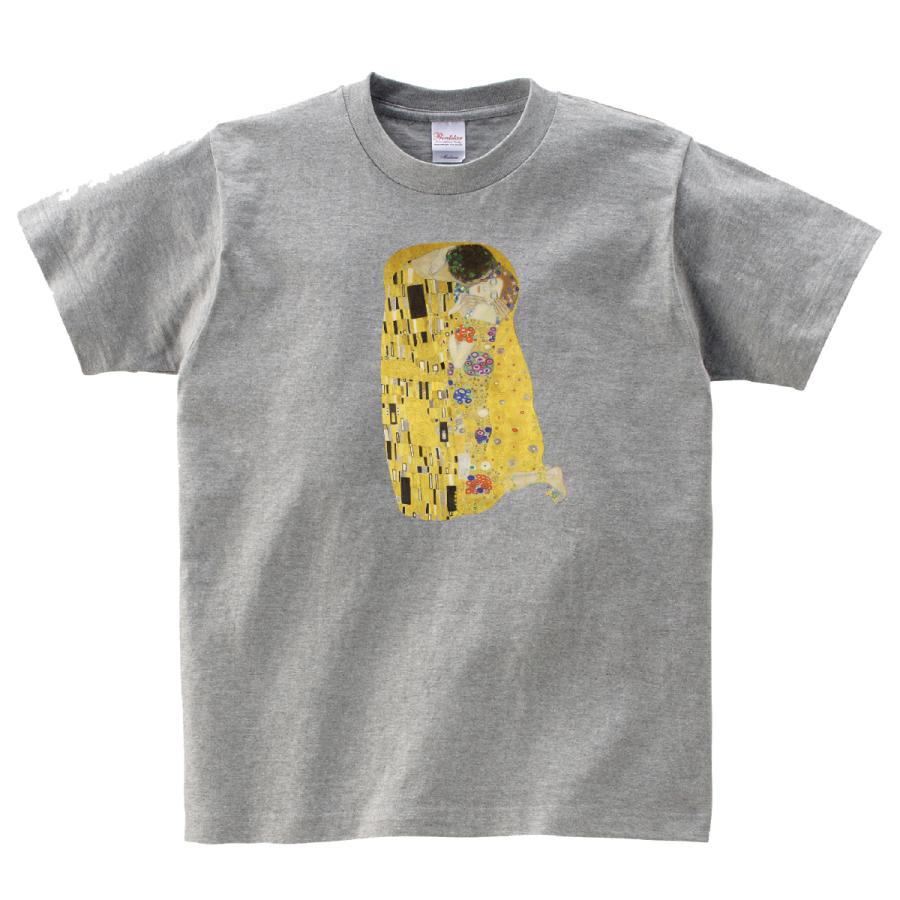 クリムト接吻 名画 オリジナルTシャツ カジュアル グスタフ・クリムト