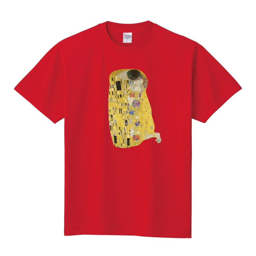 クリムト接吻 名画 オリジナルTシャツ カジュアル グスタフ・クリムト 