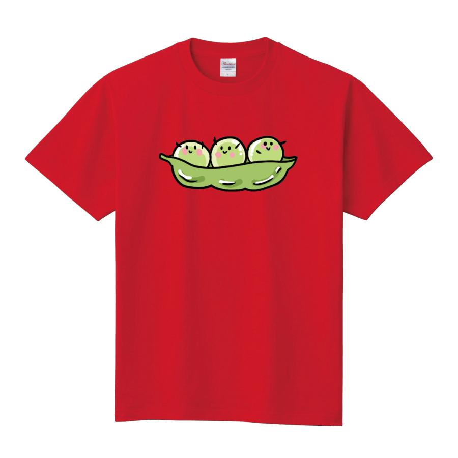 ビーンズ 豆 おもしろTシャツ パロディ まめ 150 160 WM WL S M L XL