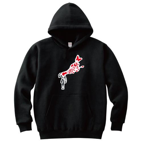 Banksy バンクシー パーカー バタフライヘッド S M L XL 2XL