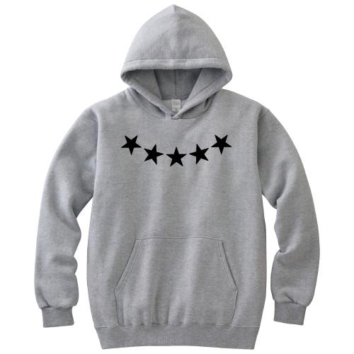 楕円星柄 パーカー スター アメカジ S M L XL 2XL (オリジナルグッズ