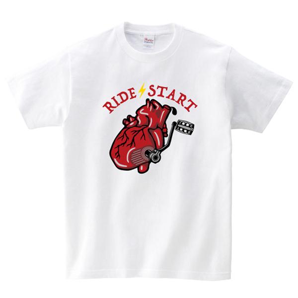 RIDE START Tシャツ バイカー バイク チョッパー 150 160 WM WL S M L