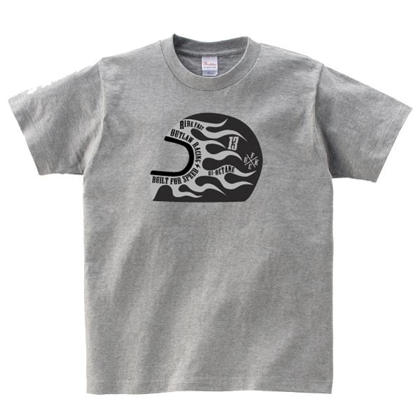 カスタムフルフェイス Tシャツ フレイムス ファイヤーパターン