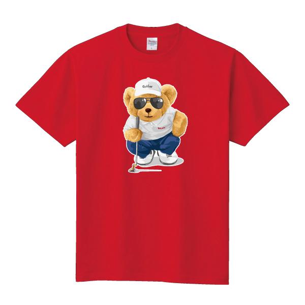 マサ　ゴルフプリントTシャツ、パーカー COBMASTER/別注 コブベアー バックプリント クルーネックTシャツ