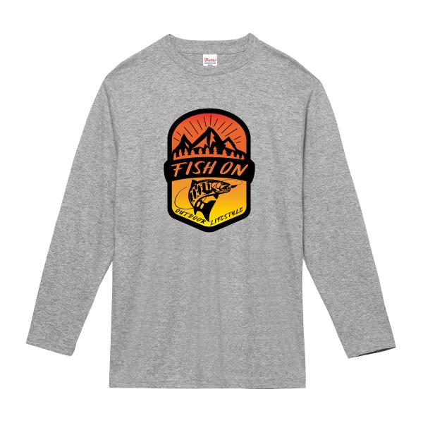 フィッシュオン ロンT 長袖Tシャツ 釣り キャンプ 登山