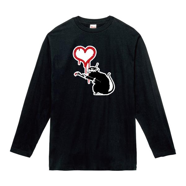 Love Rat Banksy ロンT 長袖Tシャツ ラブラット バンクシー 110 130