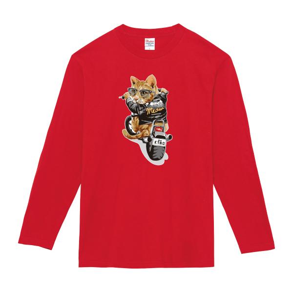 【新品同様】MM6 キャットプリント ロングTシャツ　大人気 キャットプリントロンT[cc85] | レディースファッション通販のグレイル