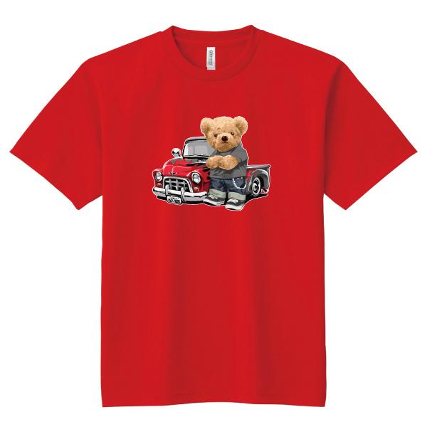 ドライ 速乾 ストリートベアー Tシャツ クマ 熊 カスタムトラック