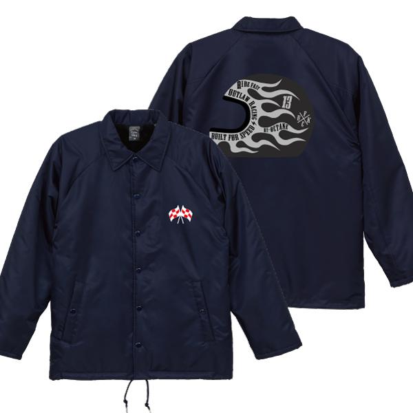 カスタムフルフェイス ボア付き コーチジャケット ヘルメット