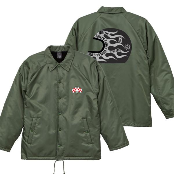 カスタムフルフェイス ボア付き コーチジャケット ヘルメット