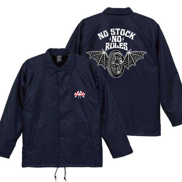 デビルフライングホイール ボア付き コーチジャケット バイカー