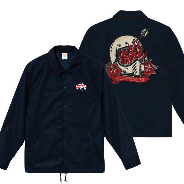 HELL FIRE SQUAD コーチジャケット バイカー バイク アメ車 アメカジ