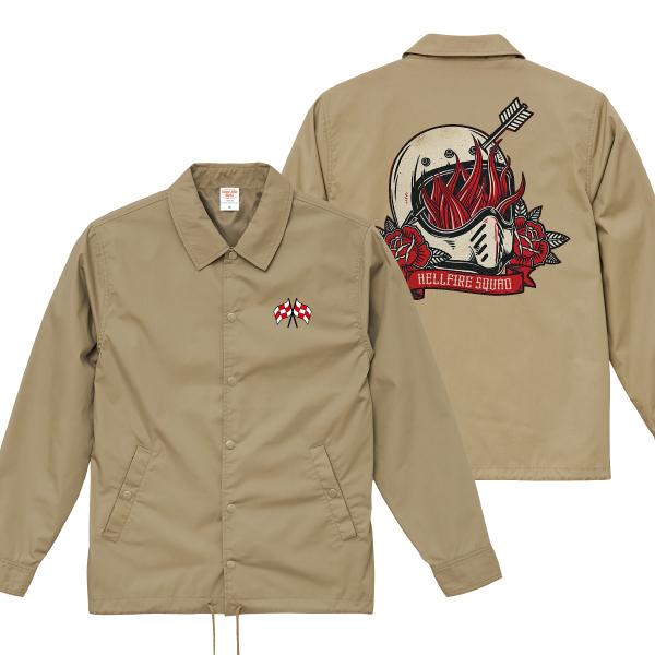 HELL FIRE SQUAD コーチジャケット バイカー バイク アメ車 アメカジ
