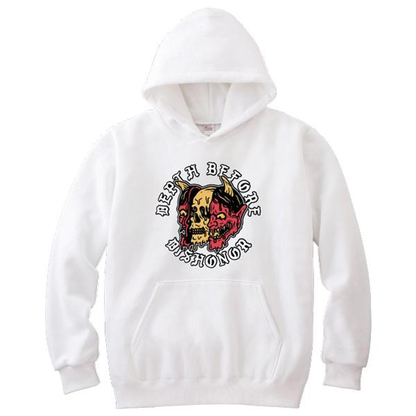 般若スカル パーカー バイカー ドクロ スカル バイク チョッパー