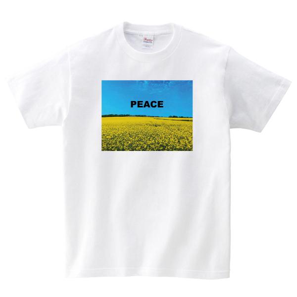 ウクライナ PEACE Tシャツ NO WAR 反戦 メンズ レディース 150 160 WM