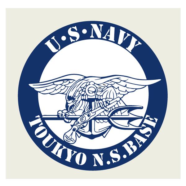 好きな文字でベースステッカー 5枚セット U.S.NAVY SEALs シールズ 名