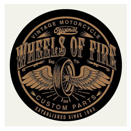 Wheels Of Fireフライングホイール ステッカー 直径5センチ バイカー アメ車 シール 車用ステッカー バイク用 Scr 96 森山印刷所 通販 Yahoo ショッピング