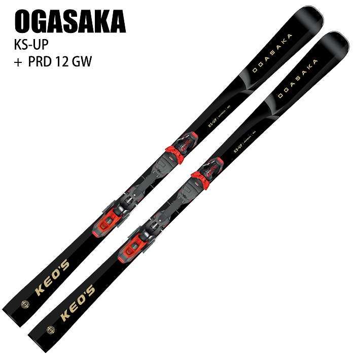 OGASAKA オガサカ スキー板 2026 KS-UP/BK + PRD 12 GW ケオッズ OGASAKA オガサカ スキー板 2026 KS-UP/BK + PRD 12 GW ケオッズ