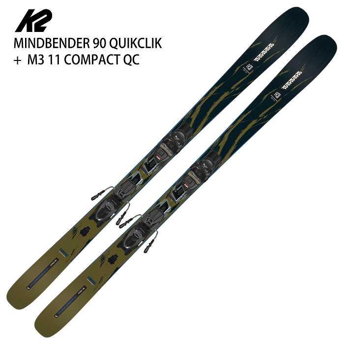 K2 [特典付]ケーツー スキー板 2027 K2 MINDBENDER 90 QUIKCLIK + M3
