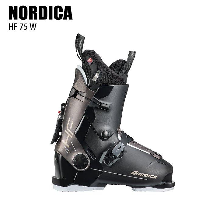 ノルディカ スキーブーツ 2025 NORDICA HF 75 W BK/BRN/W エイチエフ  