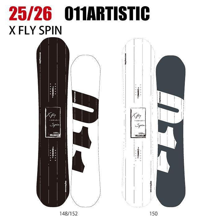 2026 011ARTISTIC ゼロワンワン アーティステック X FLY SPIN エックスフライスピン 25-26 ボード板 スノーボード 2026 011ARTISTIC ゼロワンワン アーティステック X FLY SPIN エックス