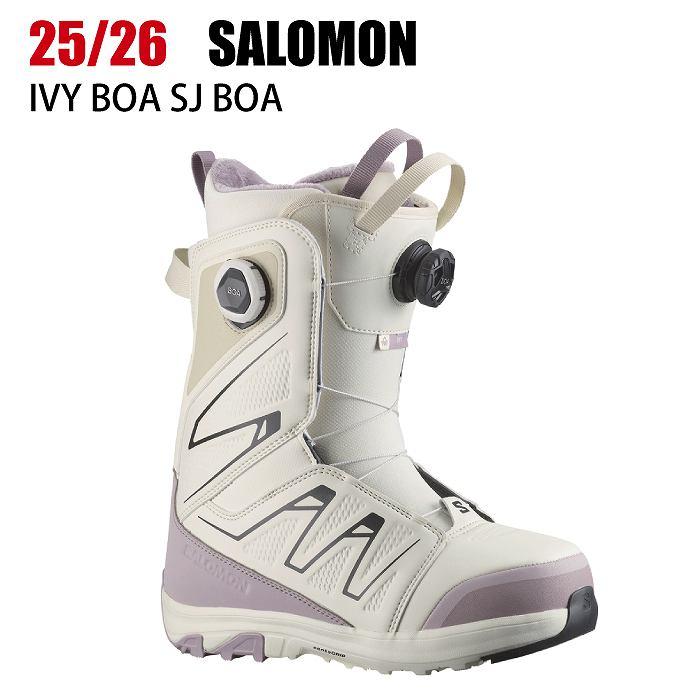 2026 SALOMON サロモン IVY BOA SJ BOA アイビー ICICLE/NIRVANA 25-26 レディース ダブルBOA スノーボード ブーツ ボア スノボ 2026 SALOMON サロモン IVY BOA SJ アイビー ICICLE/NIRVANA 25-26
