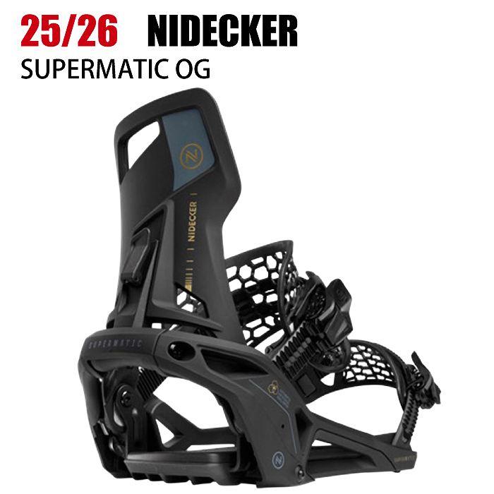 2026 NIDECKER ナイデッカー SUPERMATIC OG スーパーマティック BLACK